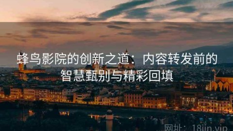 蜂鸟影院的创新之道：内容转发前的智慧甄别与精彩回填